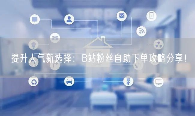 提升人气新选择：B站粉丝自助下单攻略分享！