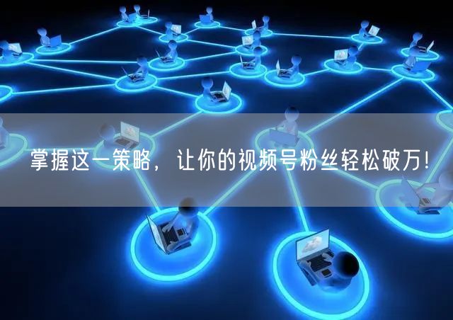 掌握这一策略，让你的视频号粉丝轻松破万！